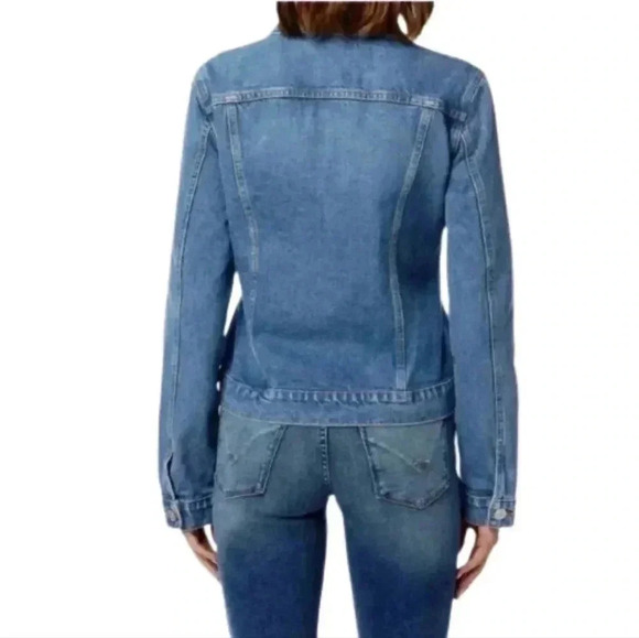 Hudson Classic Fitted Trucker Denim Jacket Size S/M - Picture 5 of 11